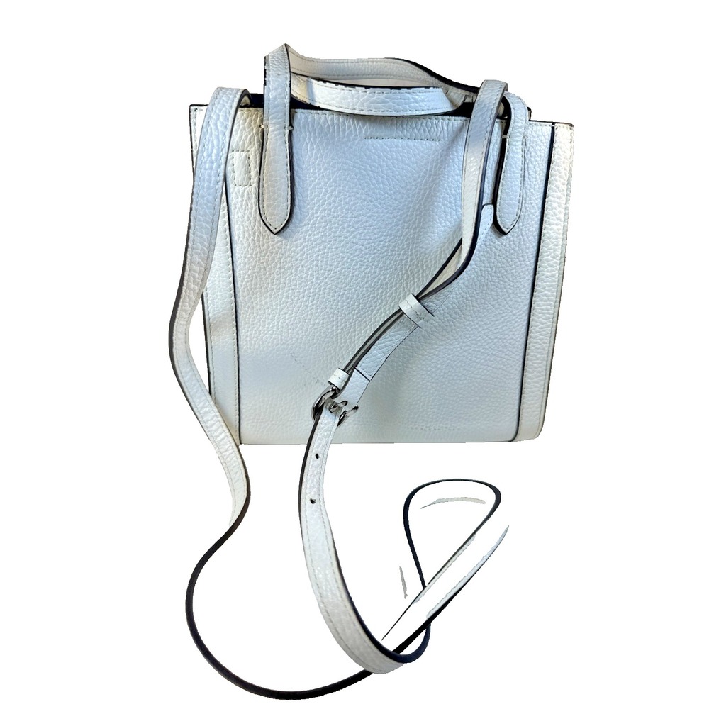 Banana Republic Italian Leather Mini Tailored Tote Bag